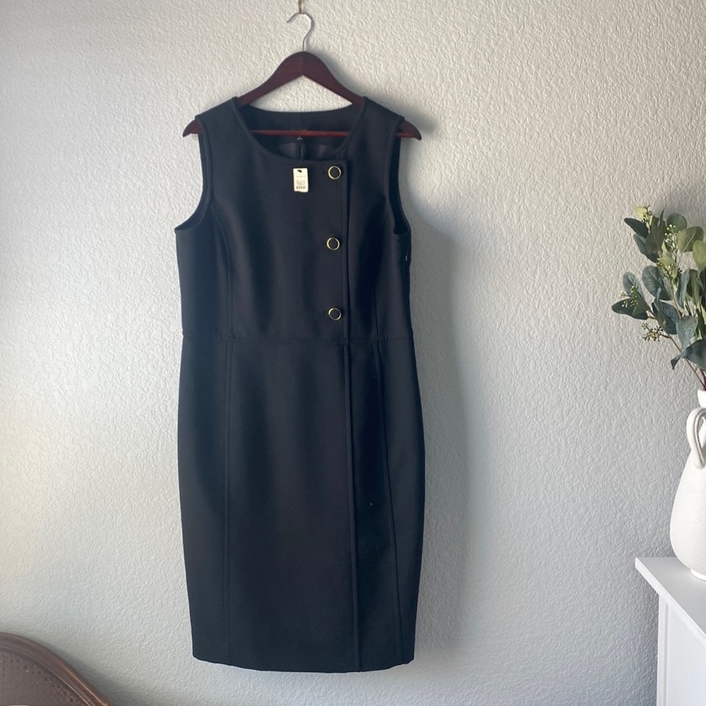 Talbots Black Sleeveless Dress